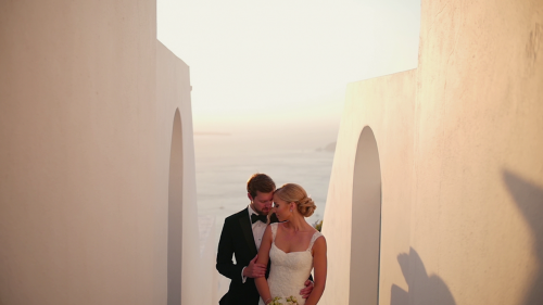 Santorini wedding videographer